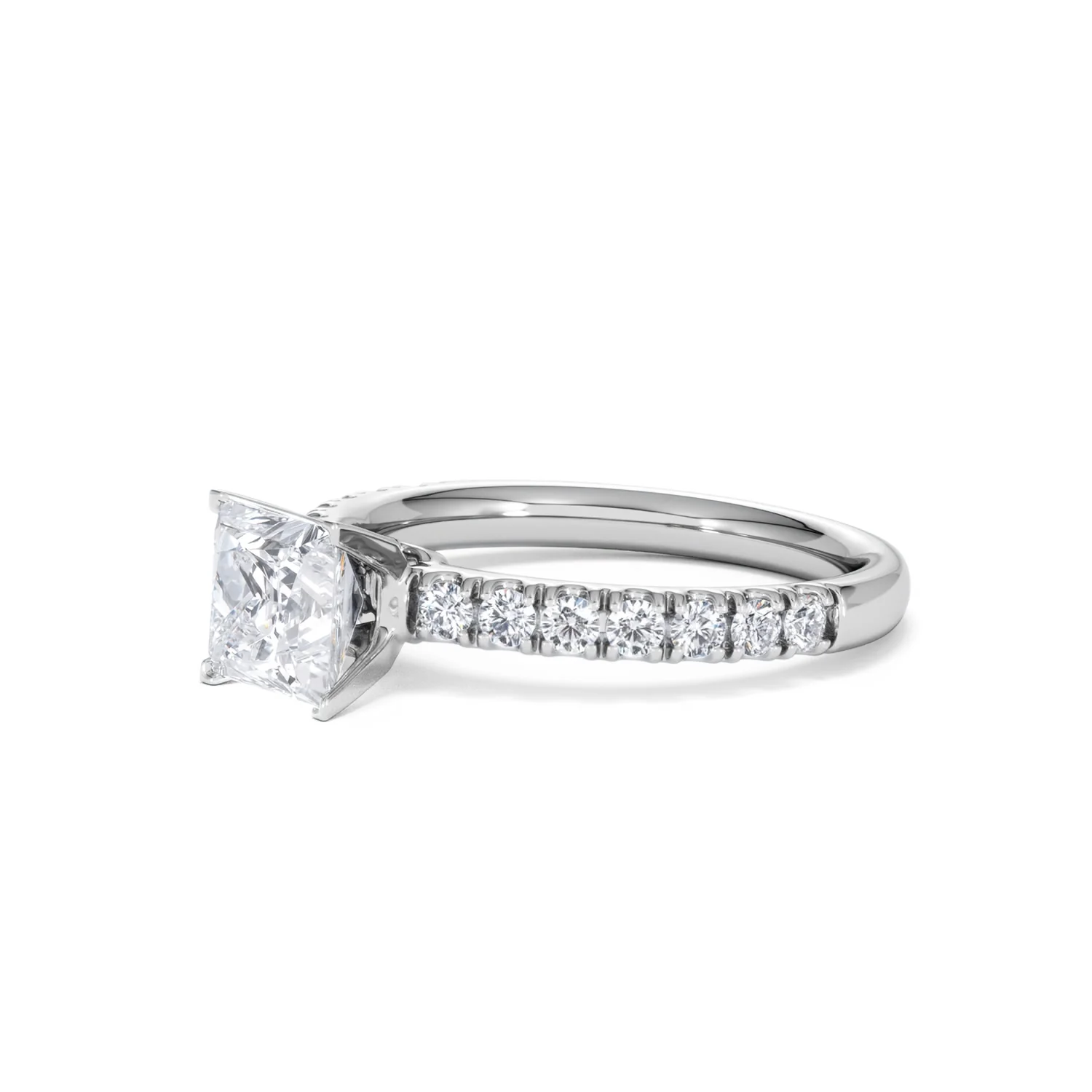 Katerina GIA Princess Diamond Engagement Ring 18KW Gold 1.55ct G/SI2 - Image 77