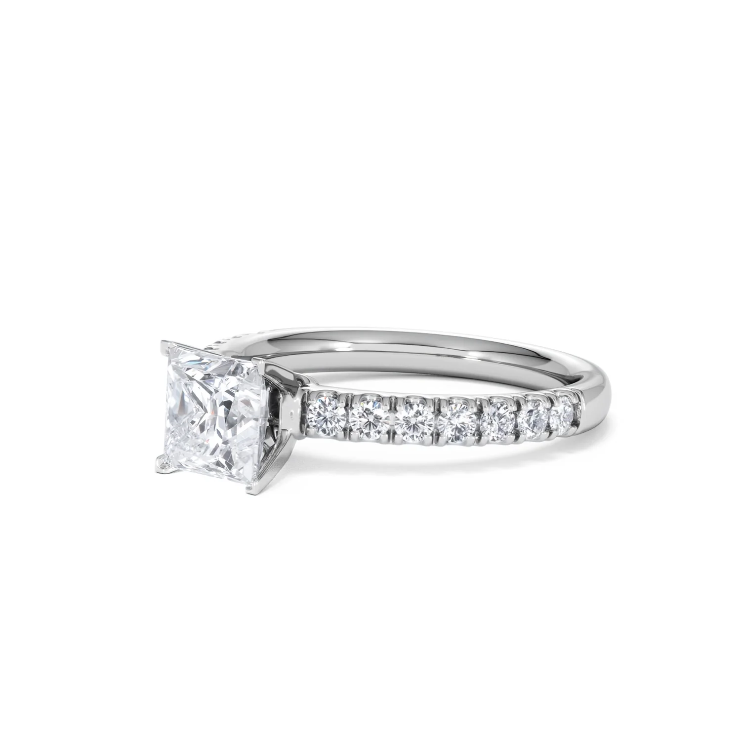 Katerina GIA Princess Diamond Engagement Ring 18KW Gold 1.55ct G/SI2 - Image 79