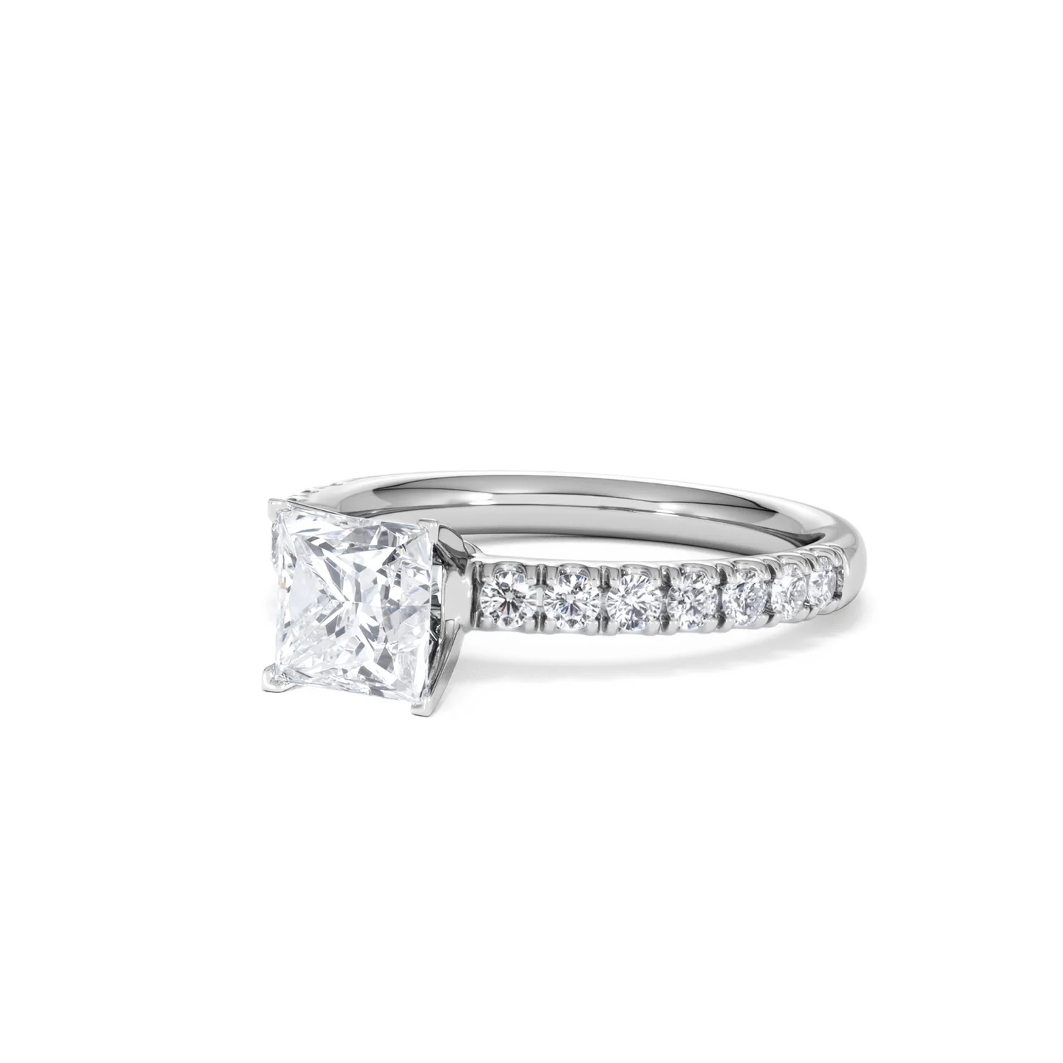 Katerina GIA Princess Diamond Engagement Ring 18KW Gold 1.55ct G/SI2 - Image 81