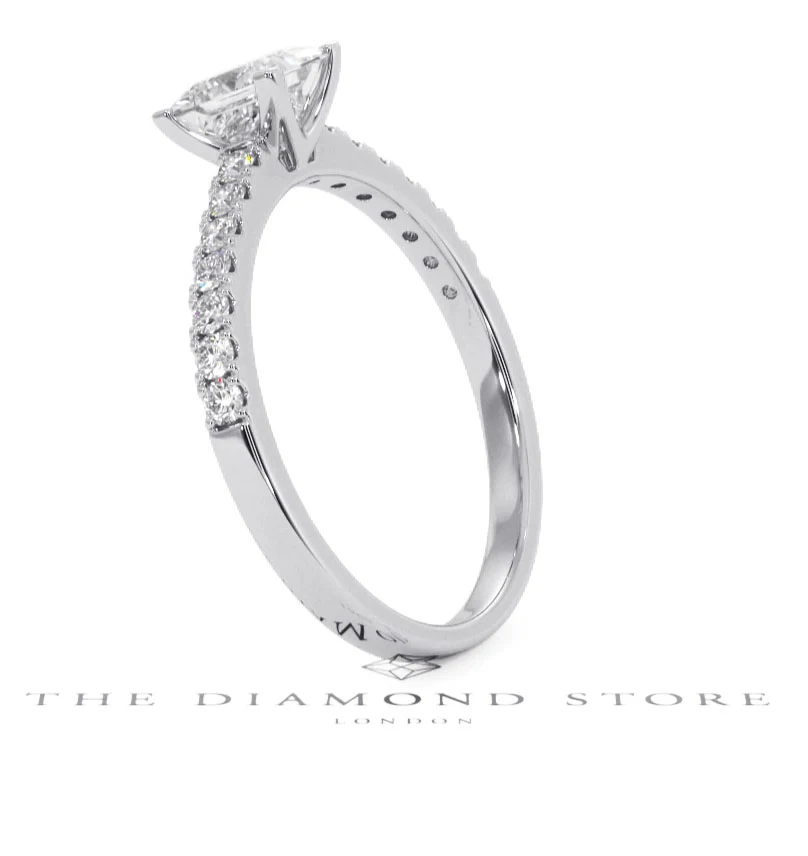 Katerina GIA Princess Diamond Engagement Ring Platinum 1.15ct G/SI1 - Image 60