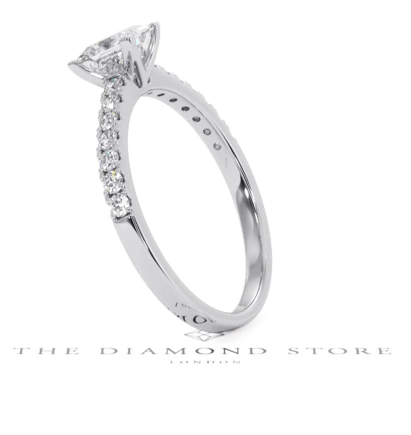 Katerina GIA Princess Diamond Engagement Ring Platinum 1.15ct G/SI1 - Image 61