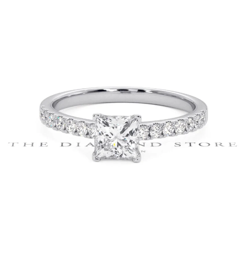 Katerina GIA Princess Diamond Engagement Ring Platinum 1.15ct G/SI1 - Image 85