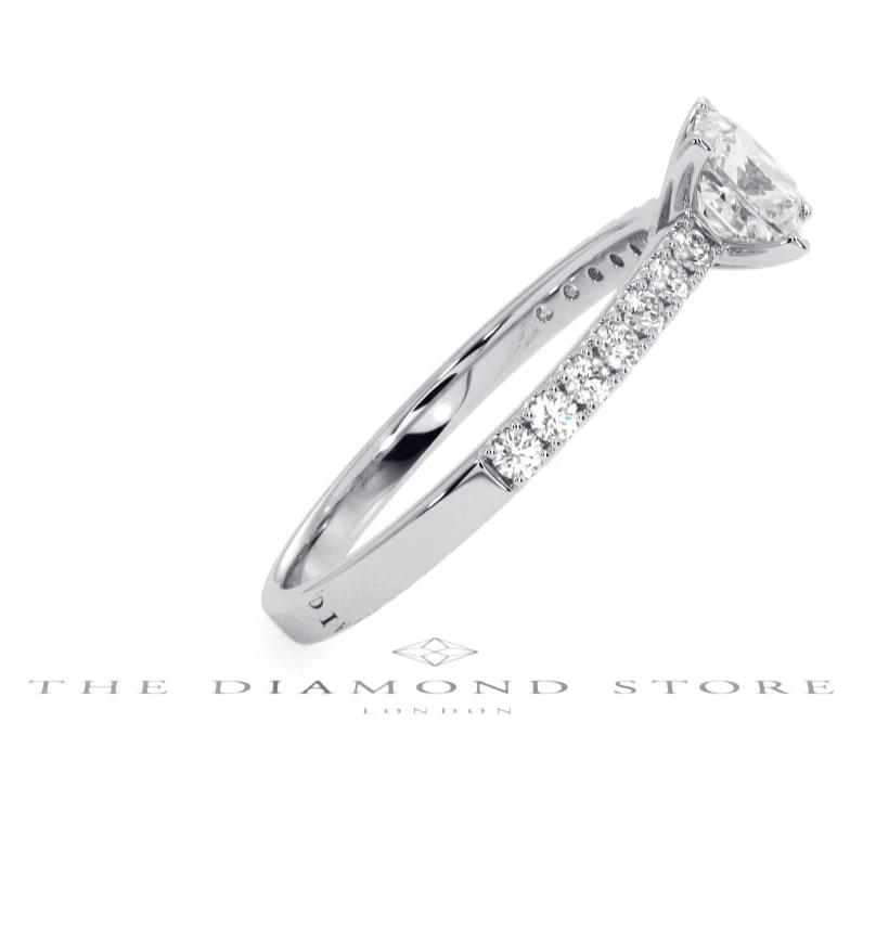 Katerina GIA Princess Diamond Engagement Ring Platinum 1.15ct G/SI2 - Image 107