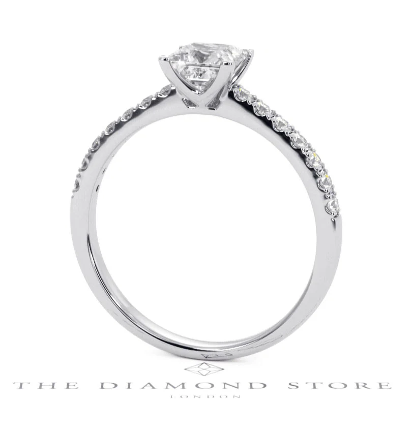 Katerina GIA Princess Diamond Engagement Ring Platinum 1.15ct G/SI2 - Image 124
