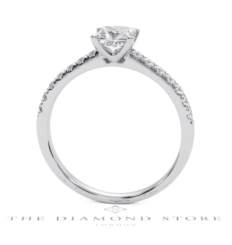 Katerina GIA Princess Diamond Engagement Ring Platinum 1.15ct G/SI2 - Image 126