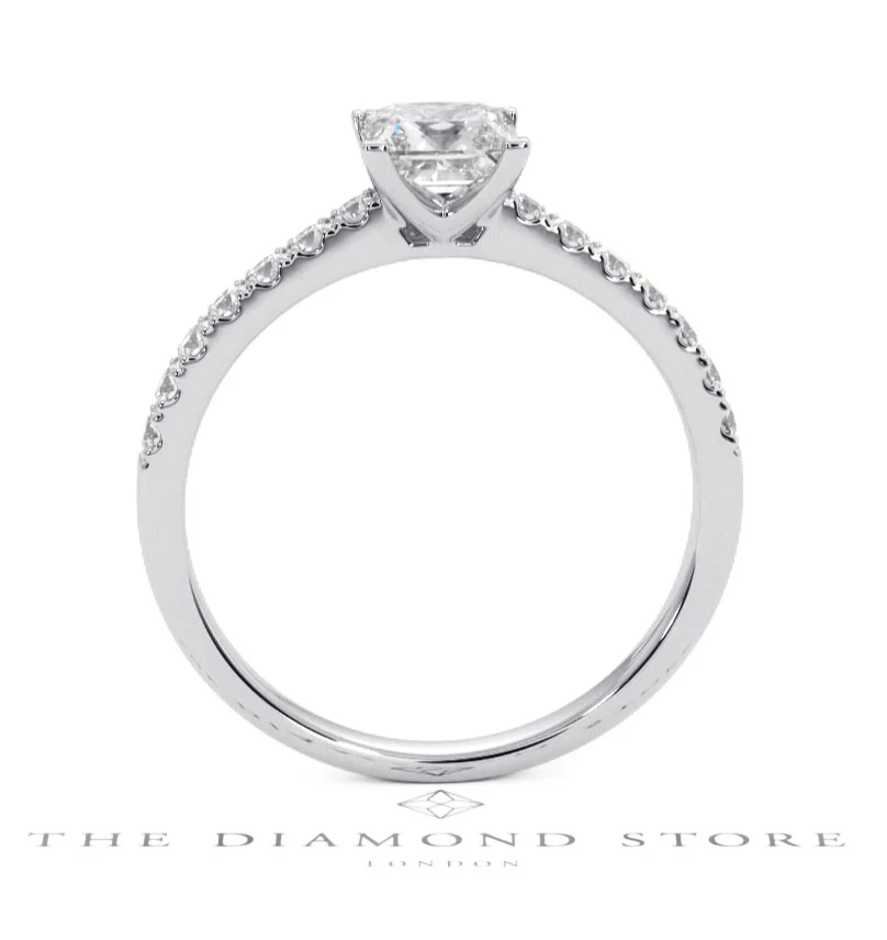 Katerina GIA Princess Diamond Engagement Ring Platinum 1.15ct G/SI2 - Image 129