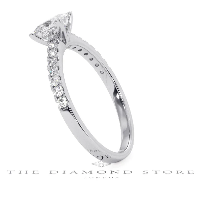 Katerina GIA Princess Diamond Engagement Ring Platinum 1.15ct G/SI2 - Image 144