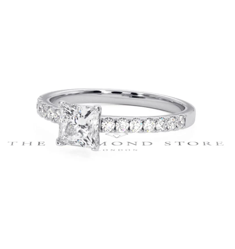 Katerina GIA Princess Diamond Engagement Ring Platinum 1.15ct G/SI2 - Image 163