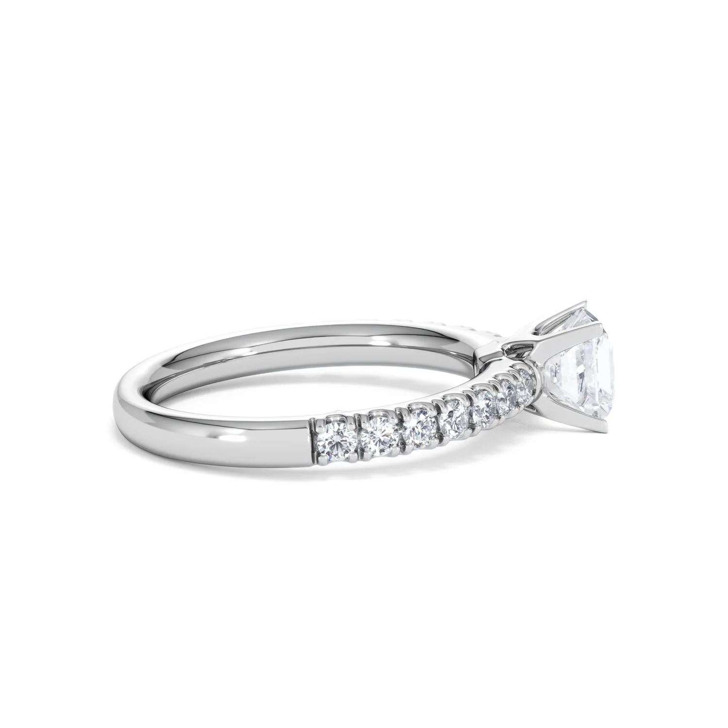 Katerina GIA Princess Diamond Engagement Ring Platinum 1.15ct G/SI2 - Image 33