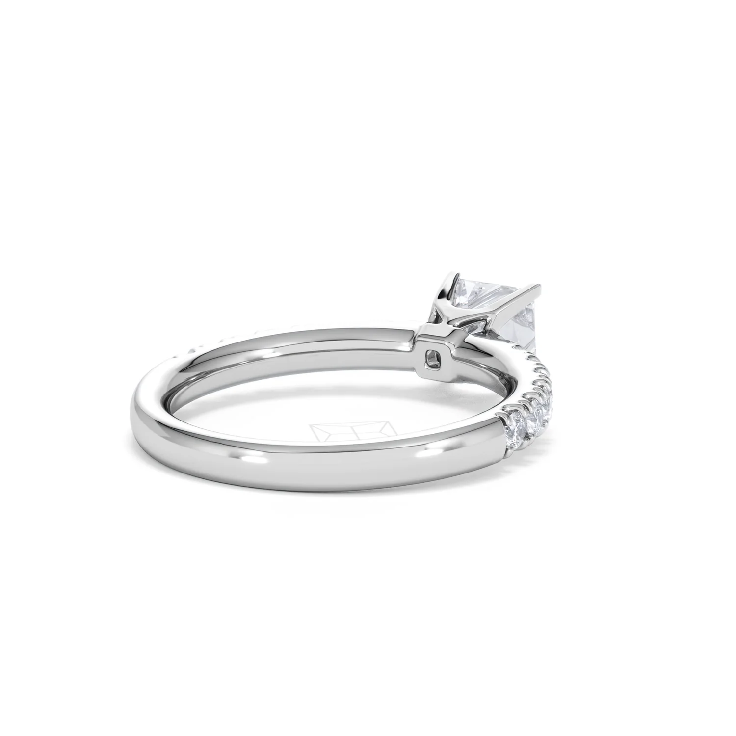 Katerina GIA Princess Diamond Engagement Ring Platinum 1.15ct G/SI2 - Image 44