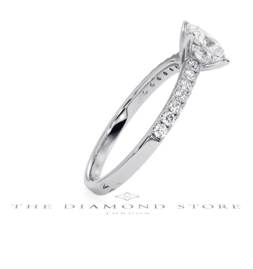 Katerina GIA Princess Diamond Engagement Ring Platinum 1.50ct G/SI2 - Image 109