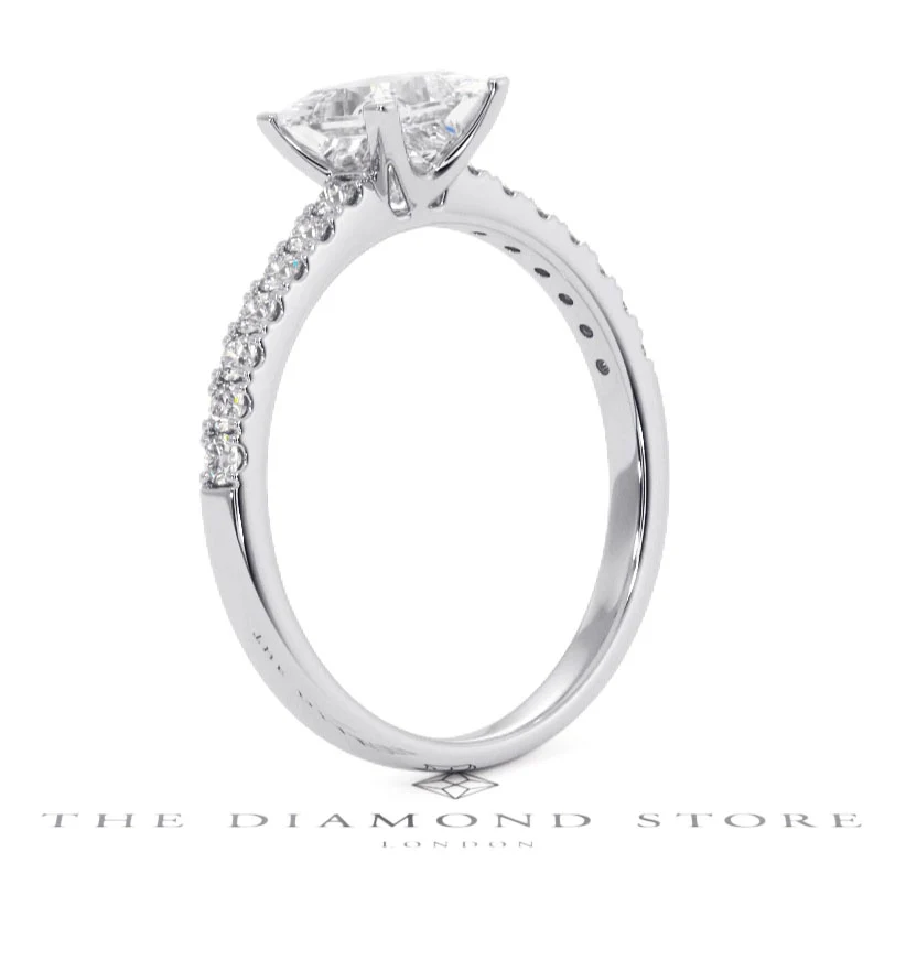 Katerina GIA Princess Diamond Engagement Ring Platinum 1.50ct G/SI2 - Image 138