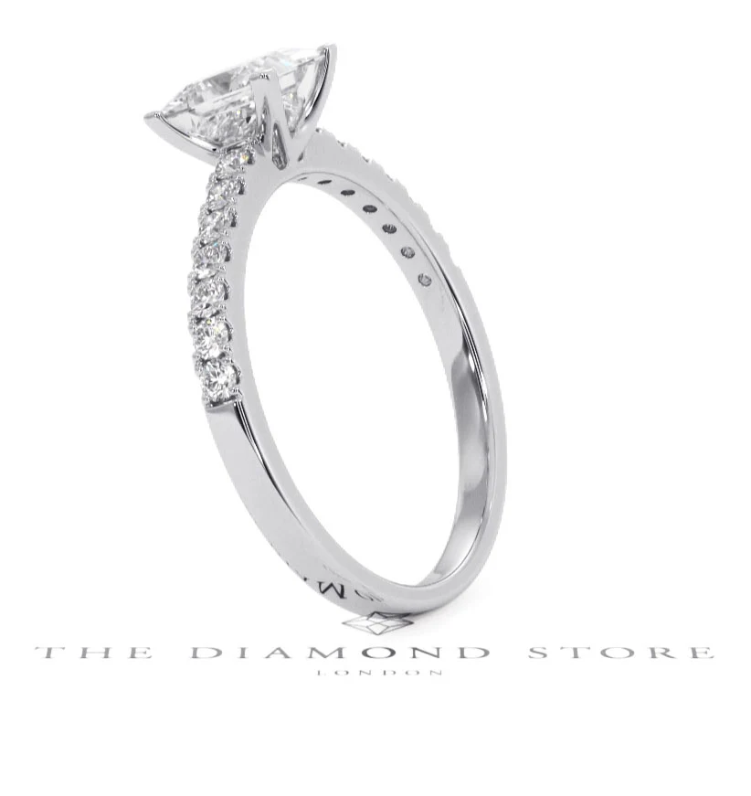 Katerina GIA Princess Diamond Engagement Ring Platinum 1.50ct G/SI2 - Image 142