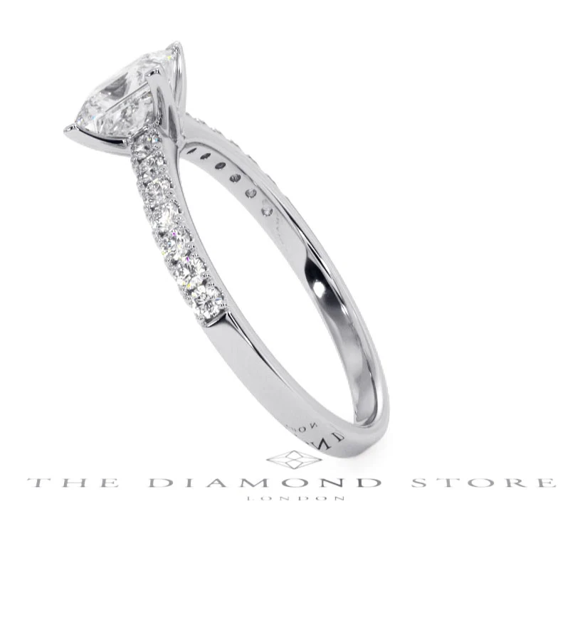 Katerina GIA Princess Diamond Engagement Ring Platinum 1.50ct G/SI2 - Image 146