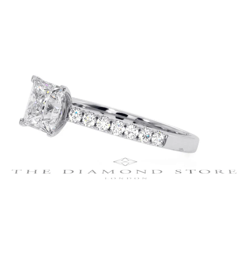 Katerina GIA Princess Diamond Engagement Ring Platinum 1.50ct G/SI2 - Image 157