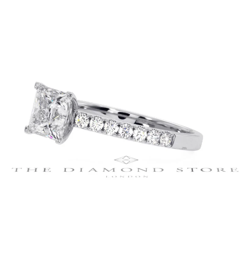Katerina GIA Princess Diamond Engagement Ring Platinum 1.50ct G/SI2 - Image 158