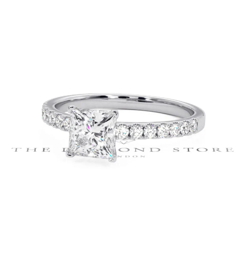 Katerina GIA Princess Diamond Engagement Ring Platinum 1.50ct G/SI2 - Image 164
