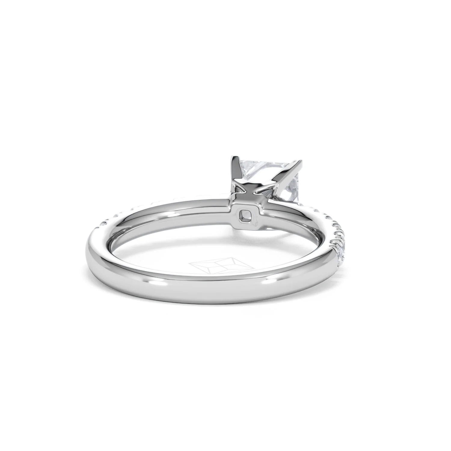 Katerina GIA Princess Diamond Engagement Ring Platinum 1.50ct G/SI2 - Image 48