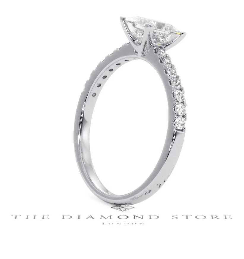 Katerina GIA Princess Diamond Engagement Ring Platinum 1.50ct G/VS1 - Image 116