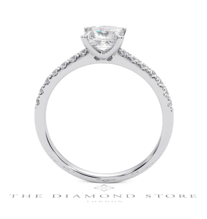 Katerina GIA Princess Diamond Engagement Ring Platinum 1.50ct G/VS1 - Image 127