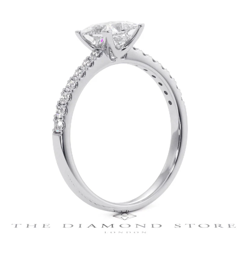 Katerina GIA Princess Diamond Engagement Ring Platinum 1.50ct G/VS1 - Image 137