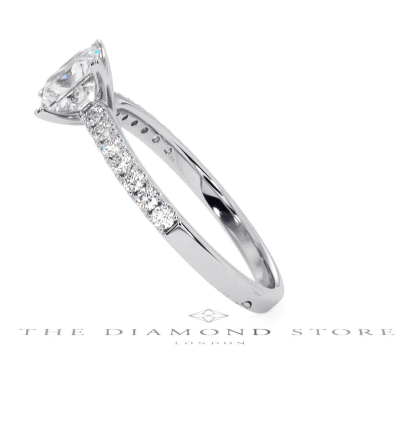 Katerina GIA Princess Diamond Engagement Ring Platinum 1.50ct G/VS1 - Image 148