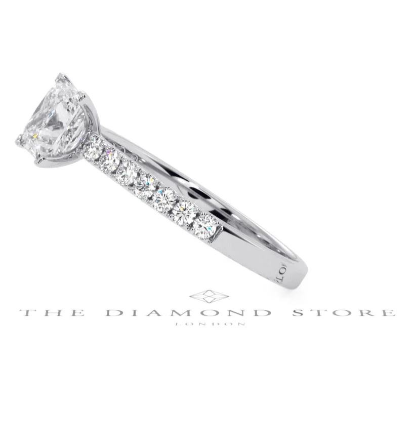 Katerina GIA Princess Diamond Engagement Ring Platinum 1.50ct G/VS1 - Image 152