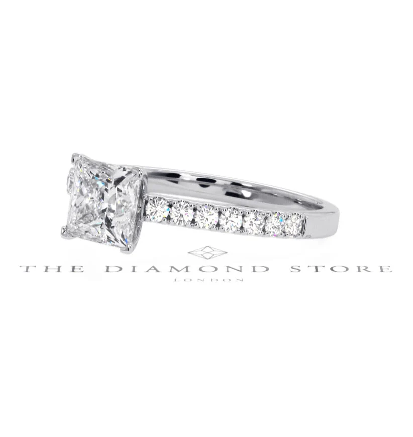 Katerina GIA Princess Diamond Engagement Ring Platinum 1.50ct G/VS1 - Image 160