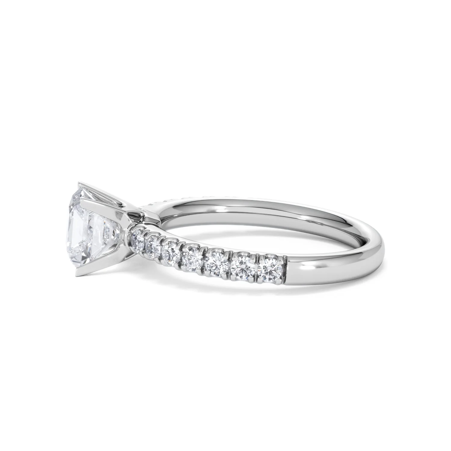 Katerina GIA Princess Diamond Engagement Ring Platinum 1.50ct G/VS1 - Image 73