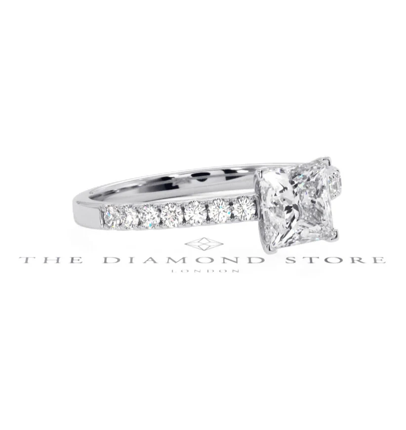 Katerina GIA Princess Diamond Engagement Ring Platinum 1.50ct G/VS1 - Image 95