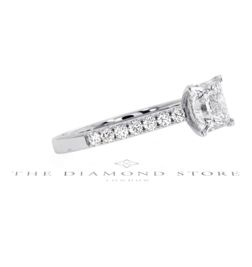Katerina GIA Princess Diamond Engagement Ring Platinum 1.50ct G/VS1 - Image 99