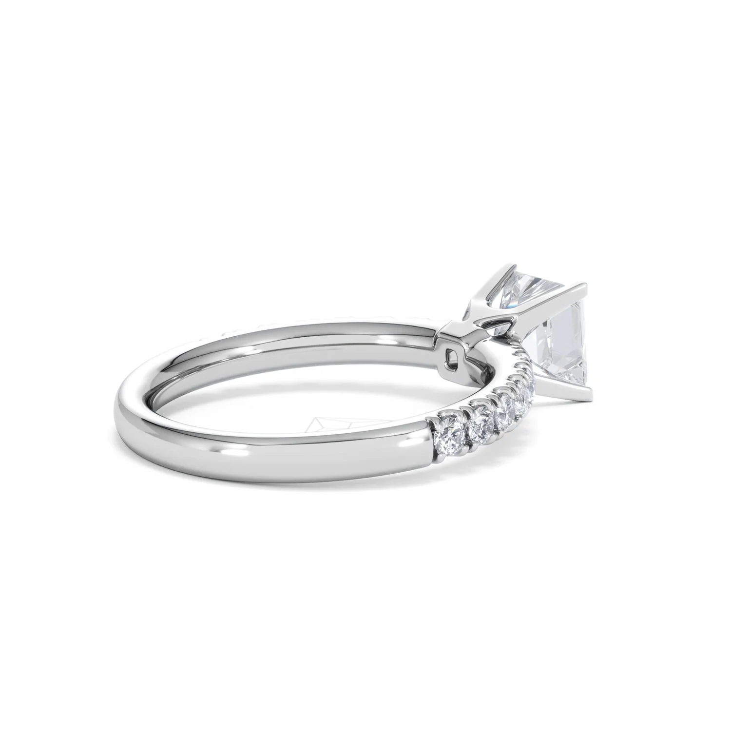Katerina GIA Princess Diamond Engagement Ring Platinum 1.55ct G/SI2 - Image 36