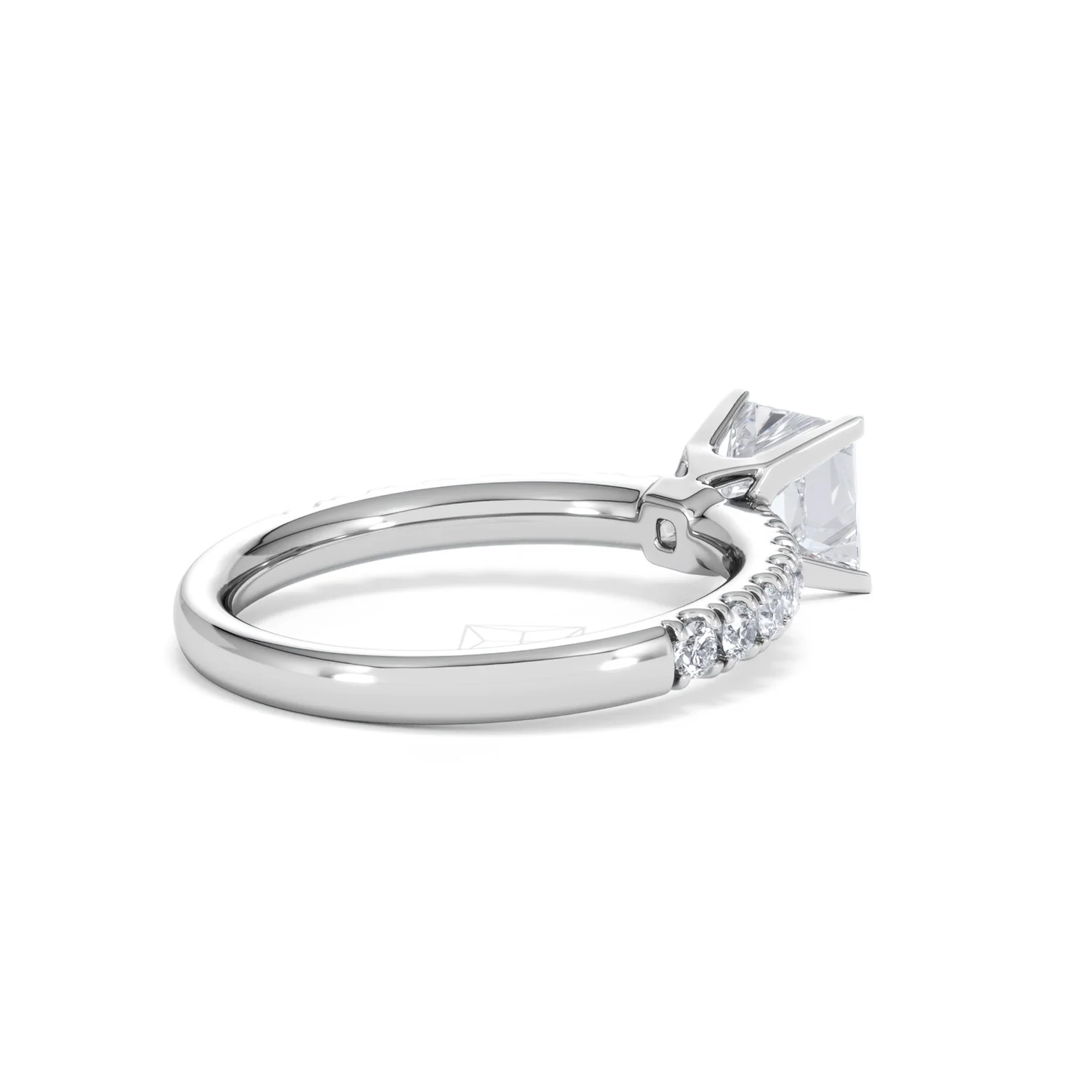 Katerina GIA Princess Diamond Engagement Ring Platinum 1.55ct G/SI2 - Image 37