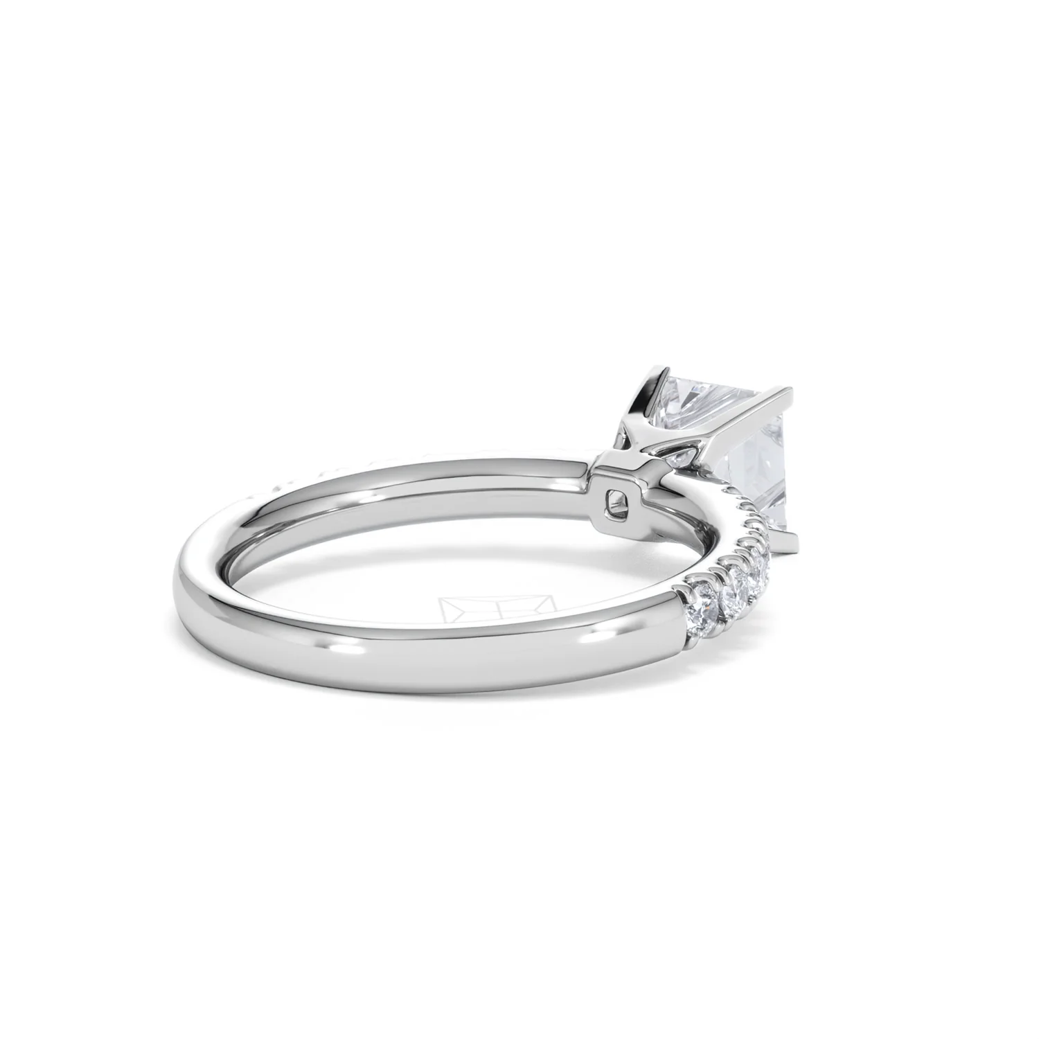 Katerina GIA Princess Diamond Engagement Ring Platinum 1.55ct G/SI2 - Image 39