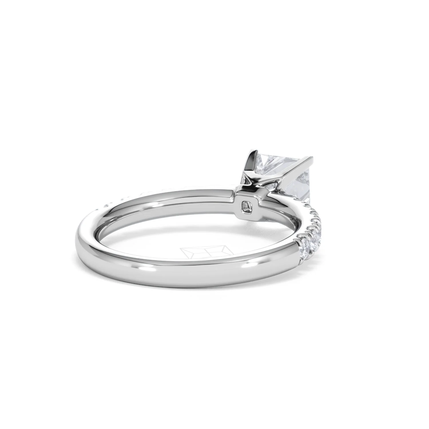 Katerina GIA Princess Diamond Engagement Ring Platinum 1.55ct G/SI2 - Image 41