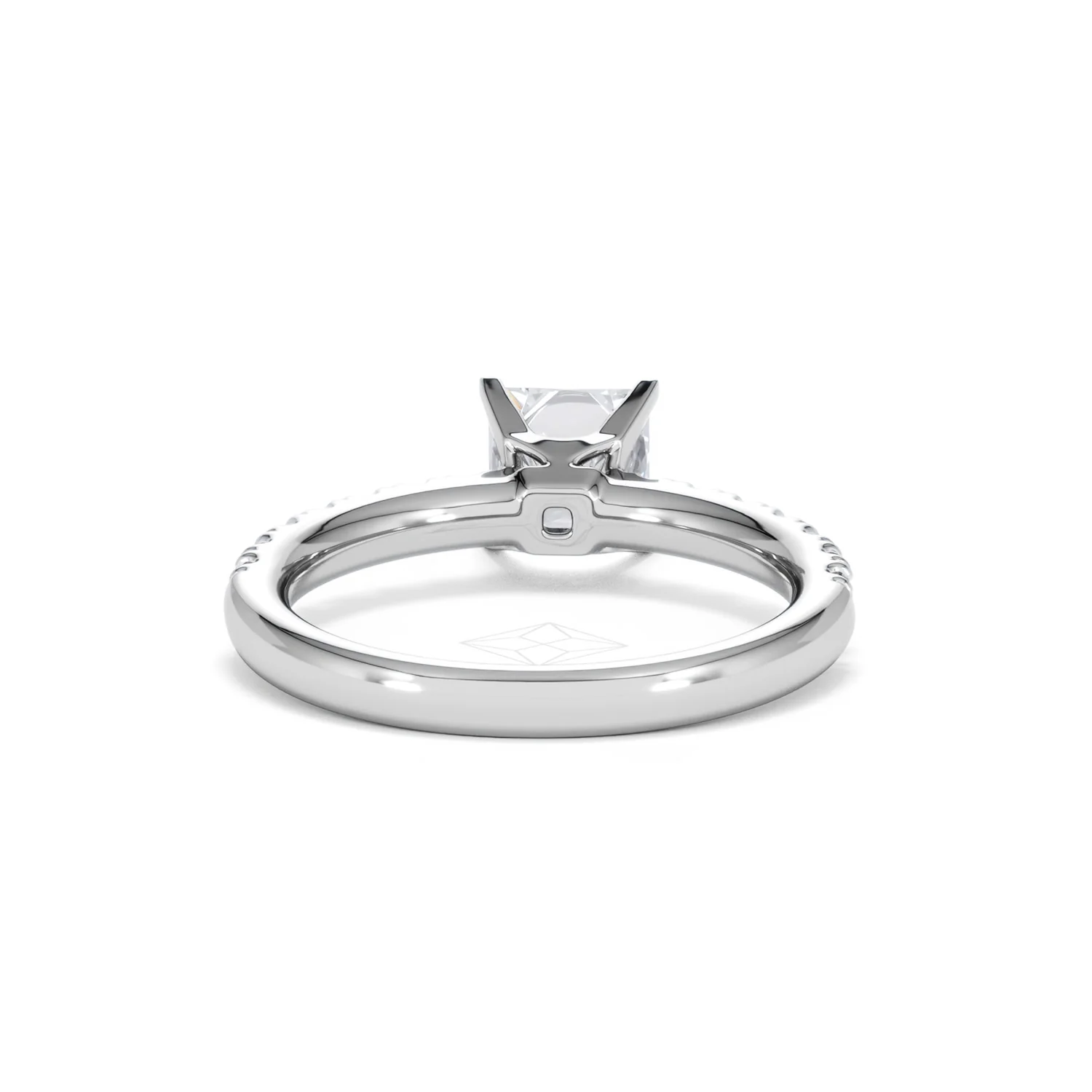Katerina Lab Princess Diamond Engagement Ring 18KW Gold 1.55ct F/VS1 - Image 47