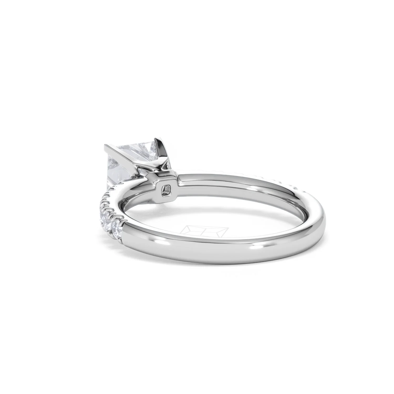 Katerina Lab Princess Diamond Engagement Ring 18KW Gold 1.55ct F/VS1 - Image 55
