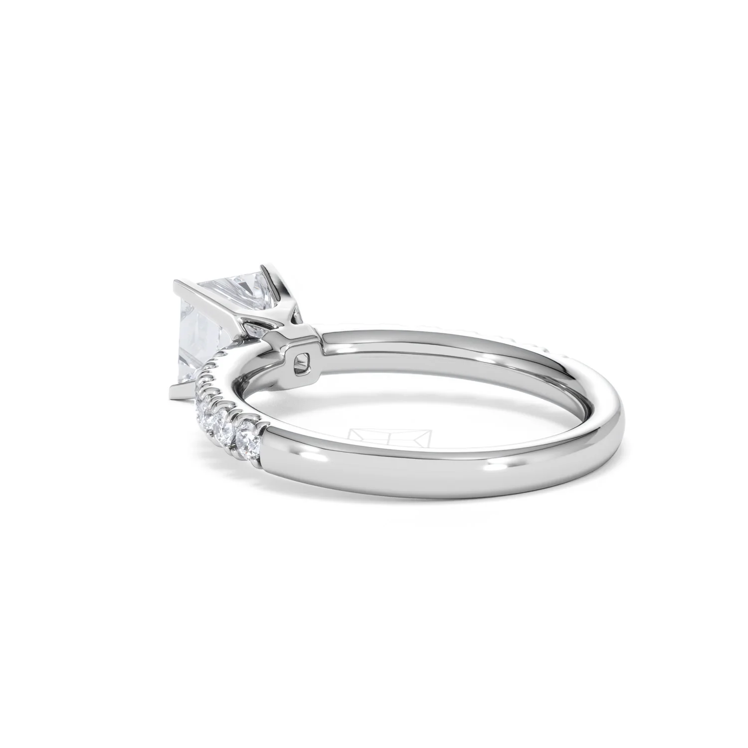 Katerina Lab Princess Diamond Engagement Ring 18KW Gold 1.55ct F/VS1 - Image 57