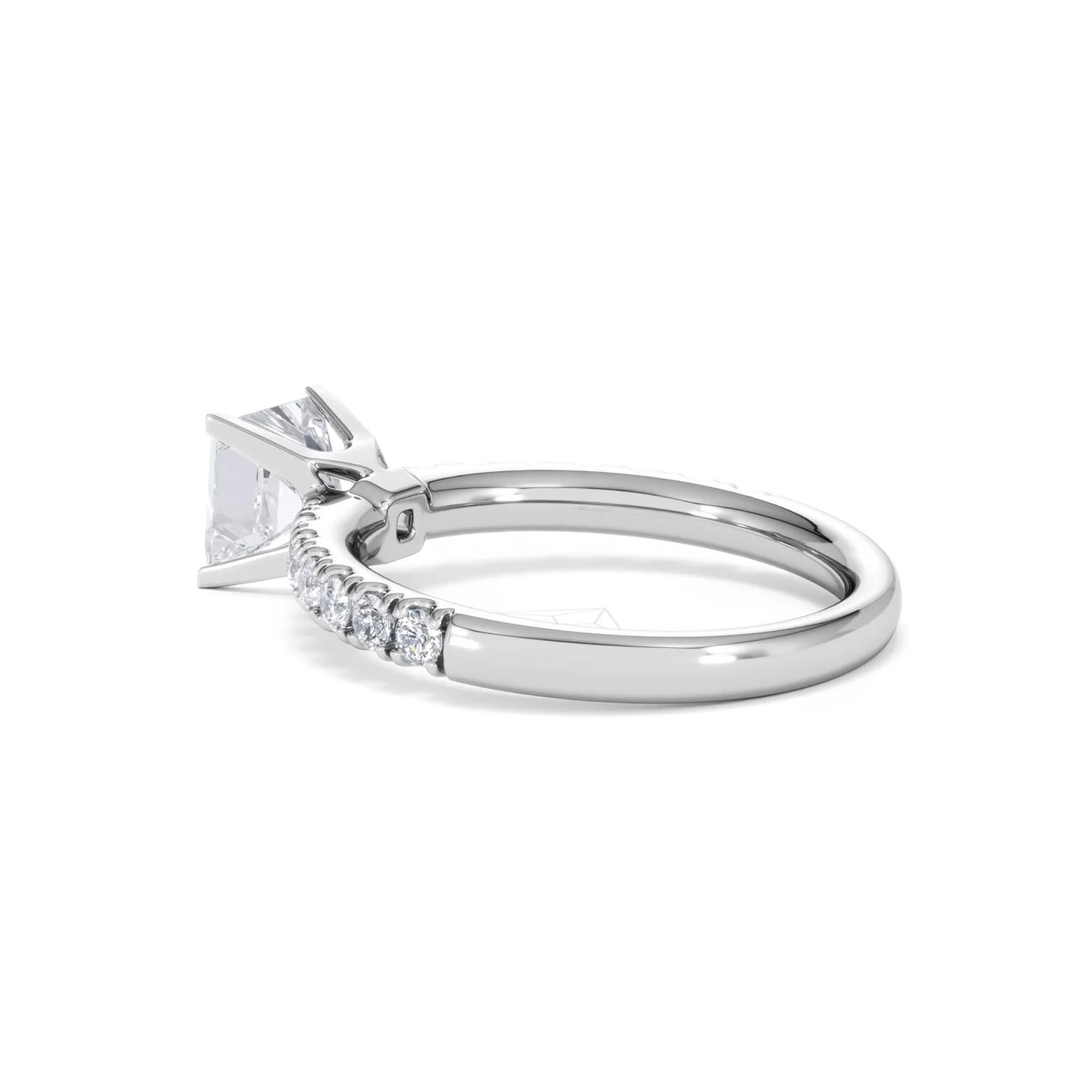 Katerina Lab Princess Diamond Engagement Ring 18KW Gold 1.55ct F/VS1 - Image 60