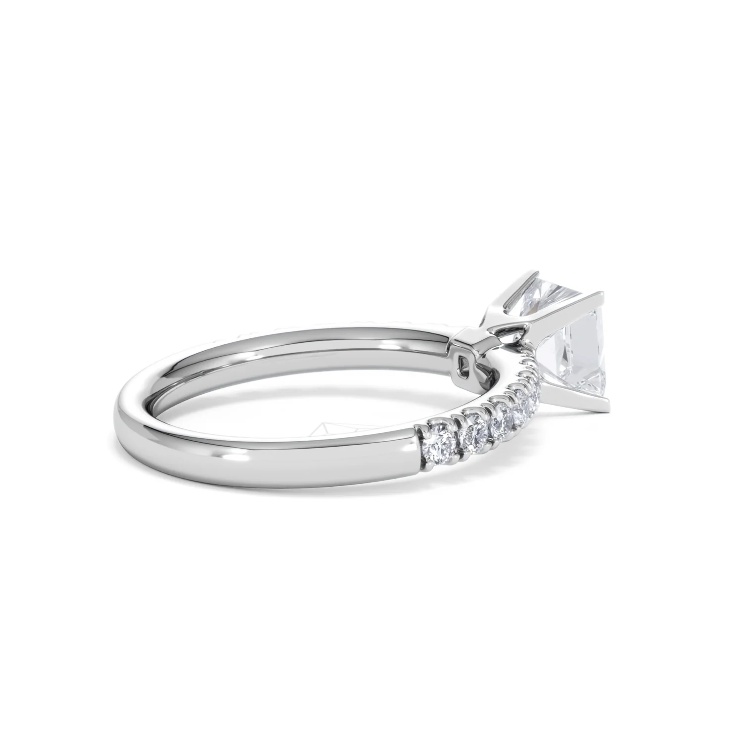 Katerina Lab Princess Diamond Engagement Ring Platinum 1.55ct F/VS1 - Image 35
