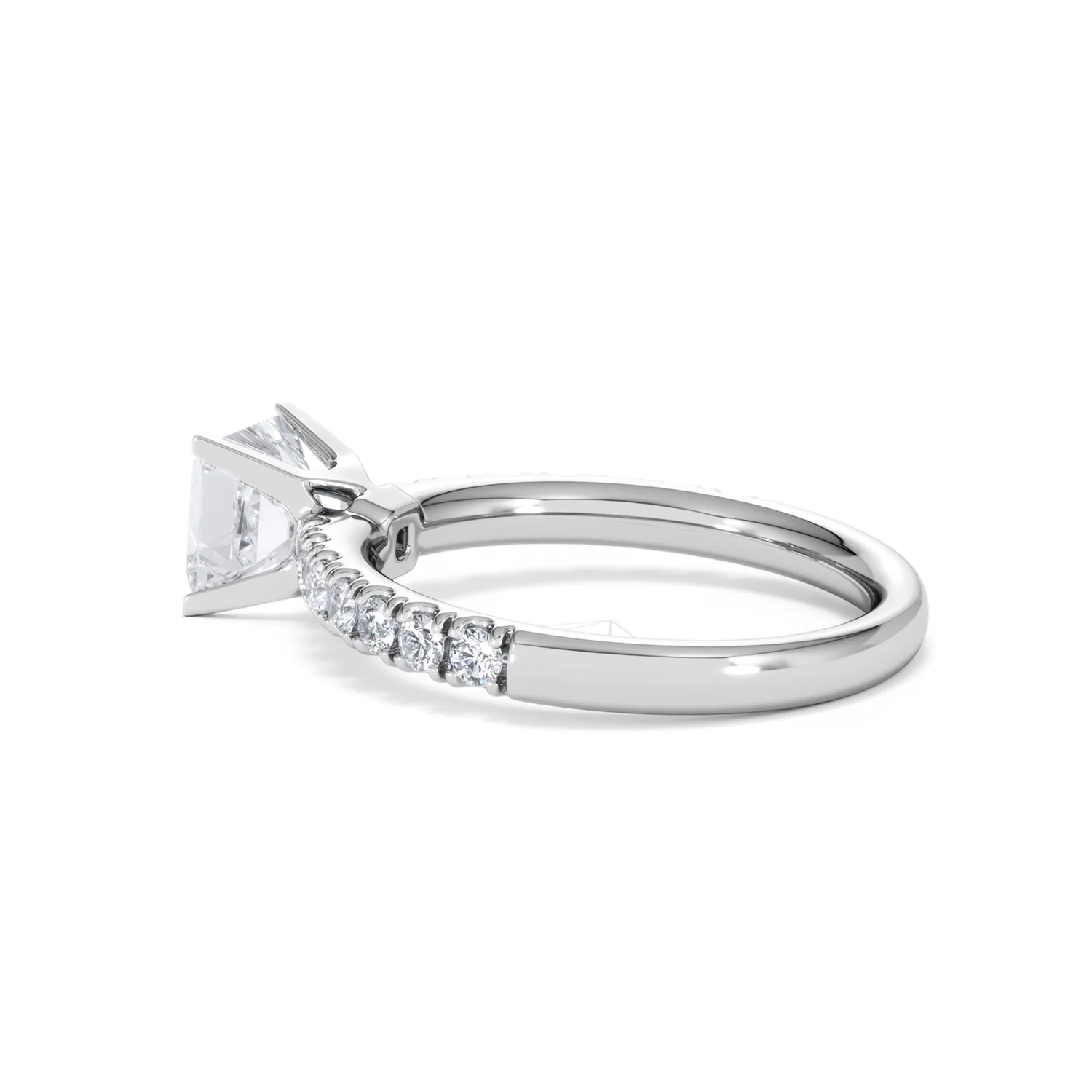 Katerina Lab Princess Diamond Engagement Ring Platinum 1.55ct F/VS1 - Image 62