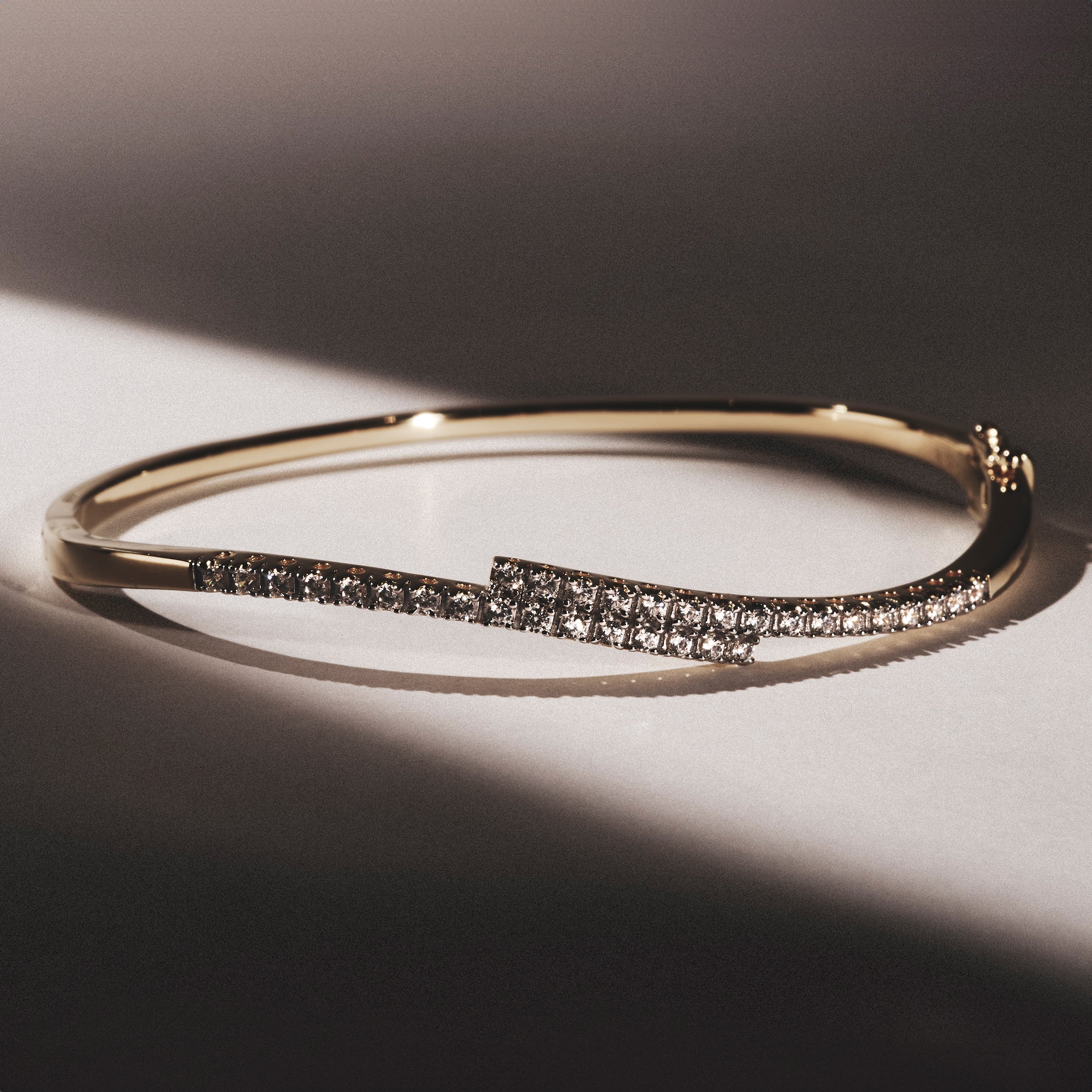 Lab Diamond Bangle 0.50ct in 18K Gold Vermeil - Image 7