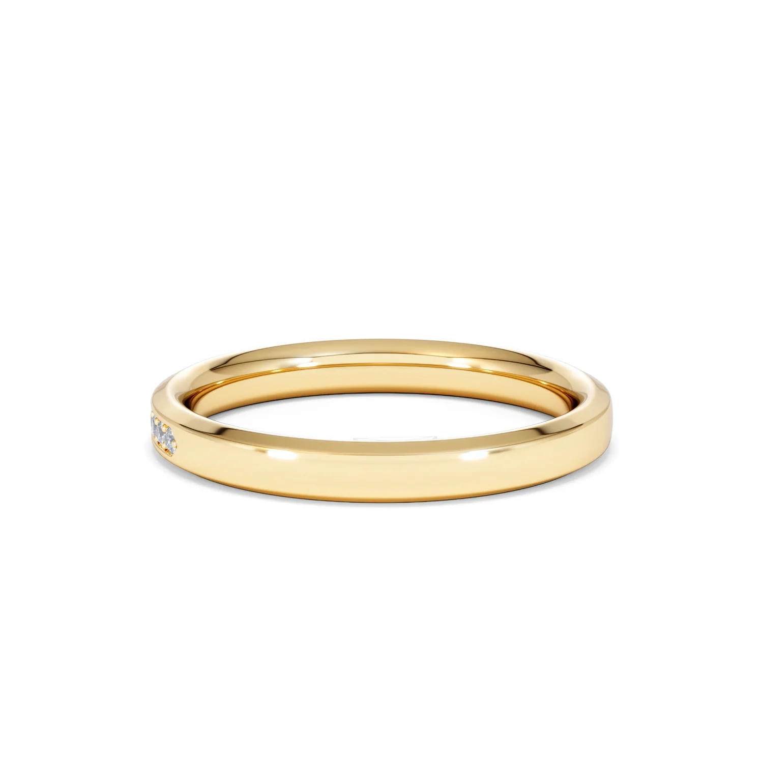 Lab Diamond Heritage Half Eternity Ring 0.15ct H/SI in 18K Gold Vermeil - Image 60
