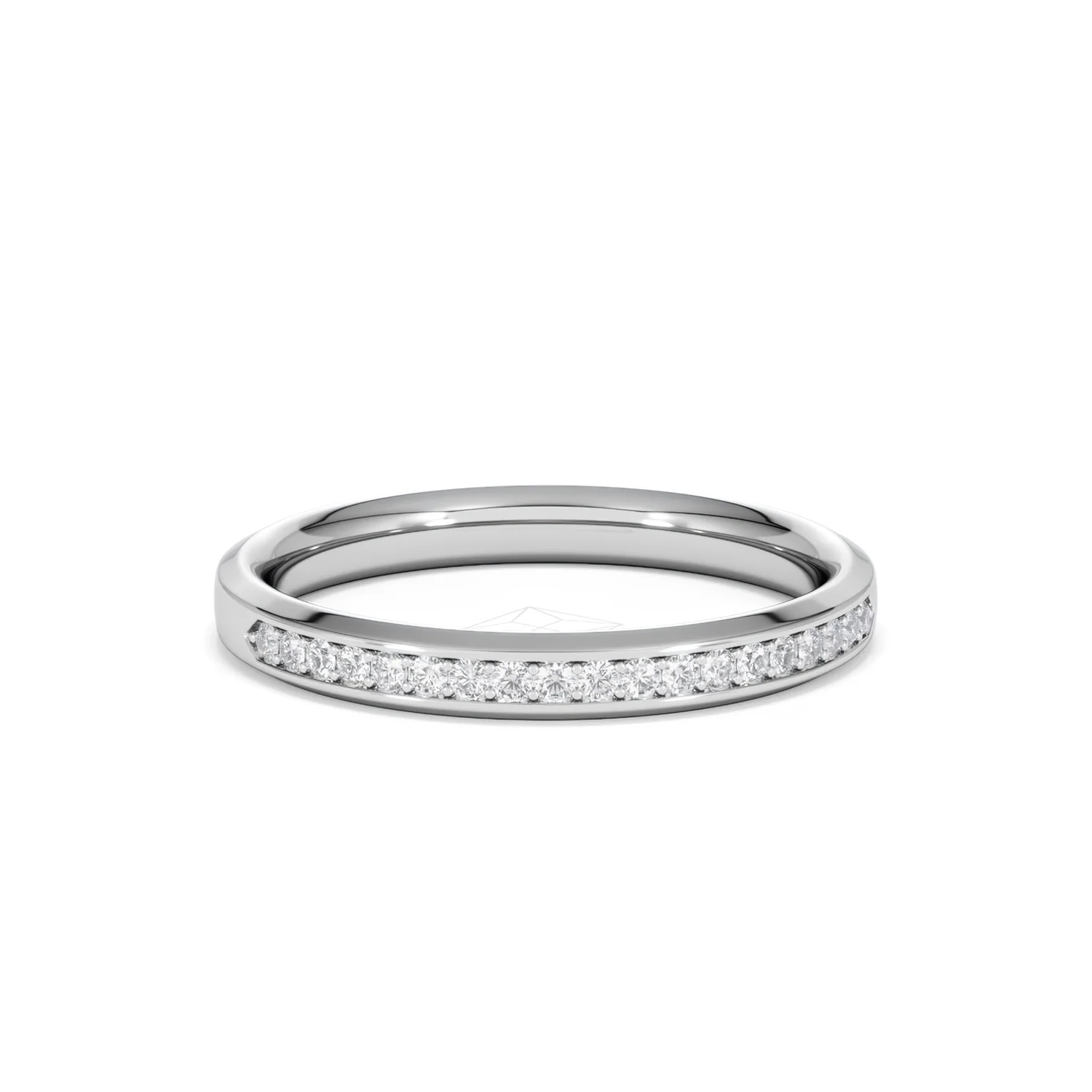 Lab Diamond Heritage Half Eternity Ring 0.15ct H/SI in 925 Silver - Image 11