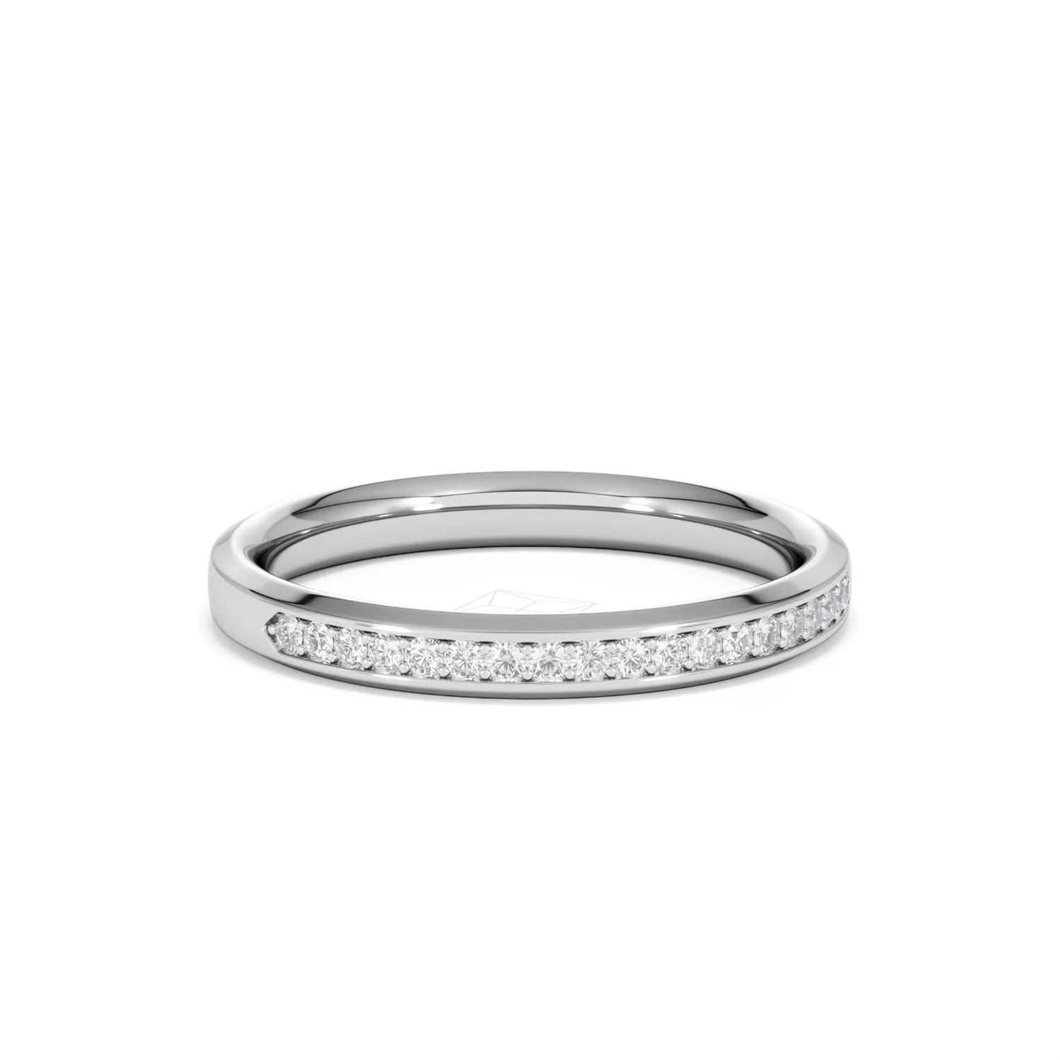 Lab Diamond Heritage Half Eternity Ring 0.15ct H/SI in 925 Silver - Image 13