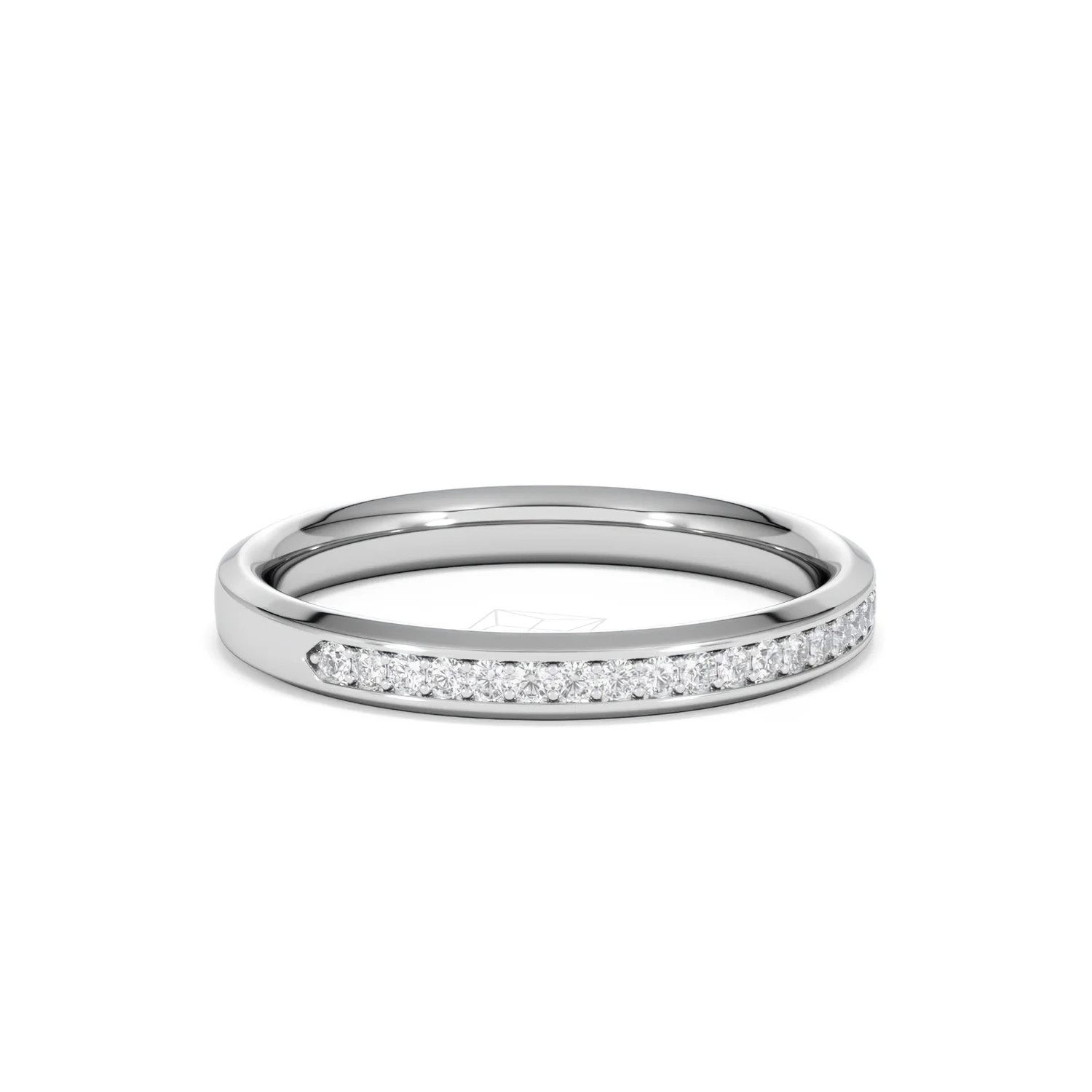 Lab Diamond Heritage Half Eternity Ring 0.15ct H/SI in 925 Silver - Image 15