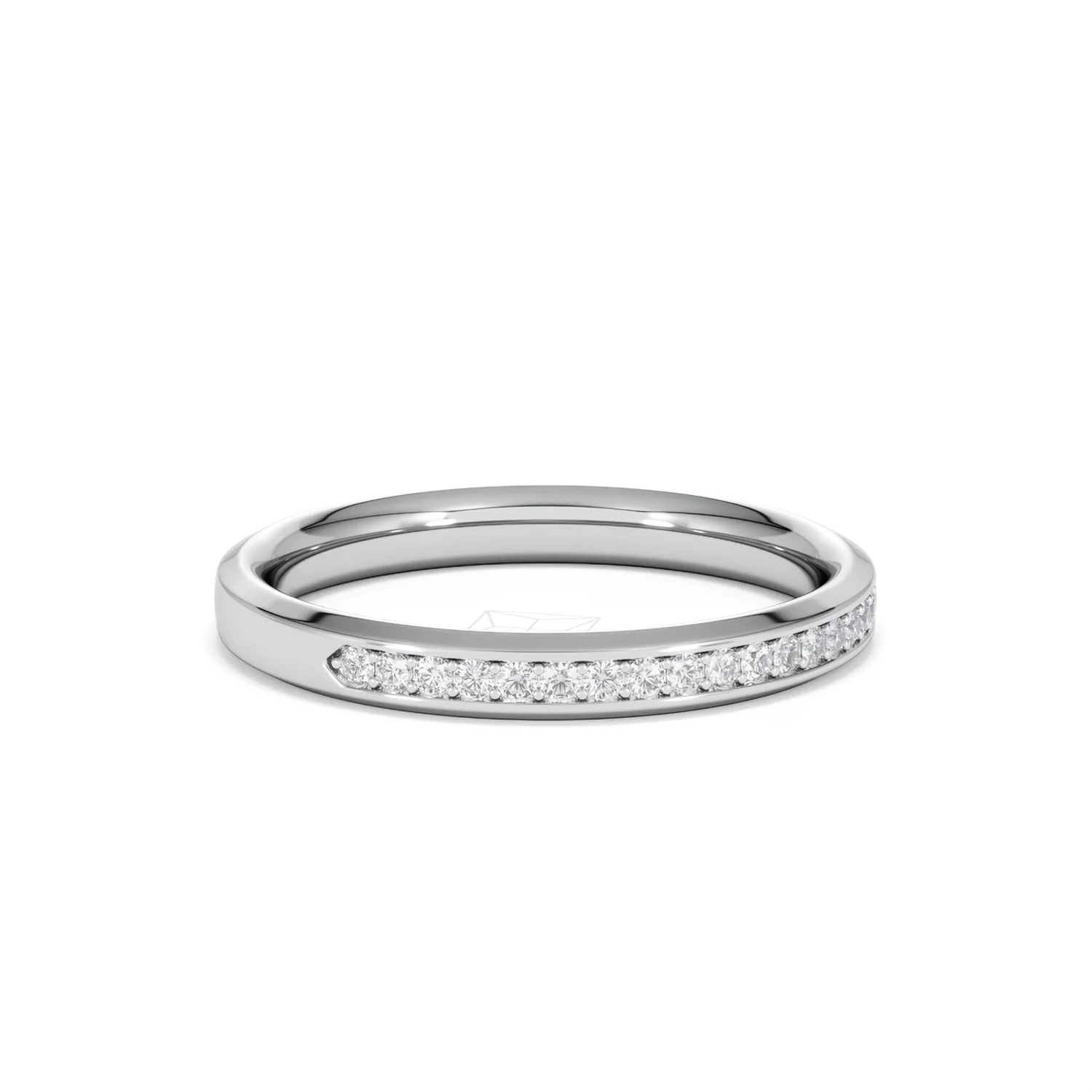 Lab Diamond Heritage Half Eternity Ring 0.15ct H/SI in 925 Silver - Image 16