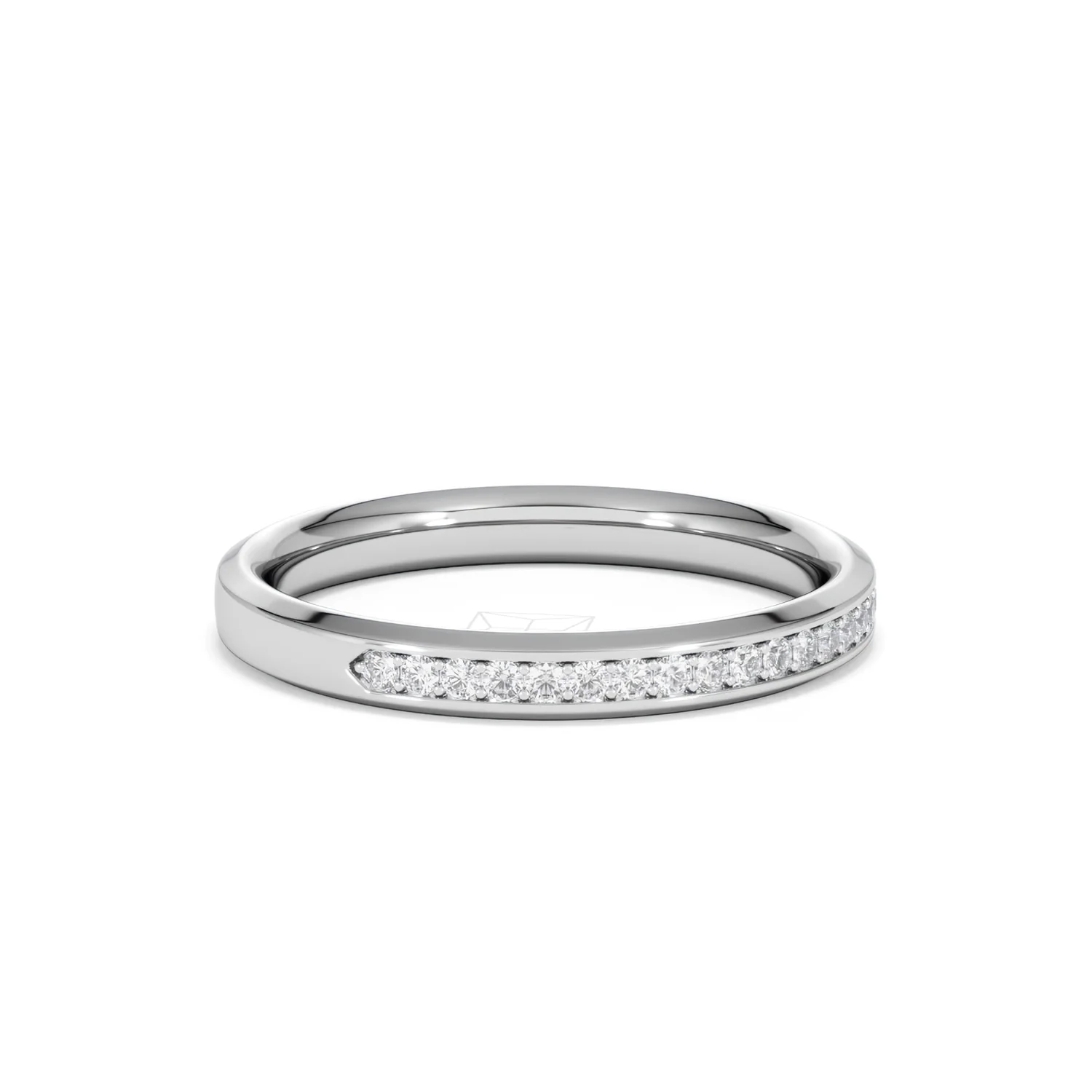 Lab Diamond Heritage Half Eternity Ring 0.15ct H/SI in 925 Silver - Image 17