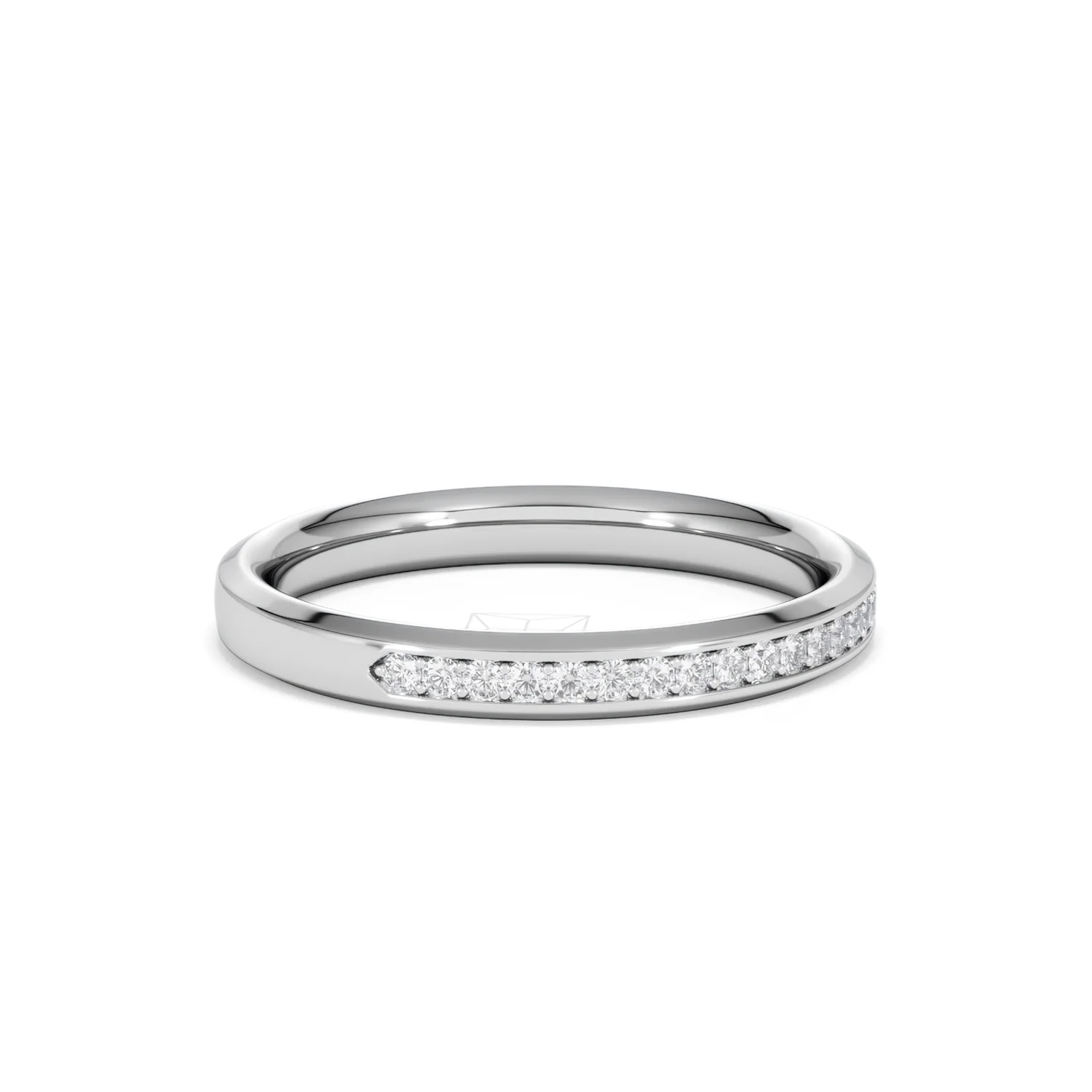 Lab Diamond Heritage Half Eternity Ring 0.15ct H/SI in 925 Silver - Image 18