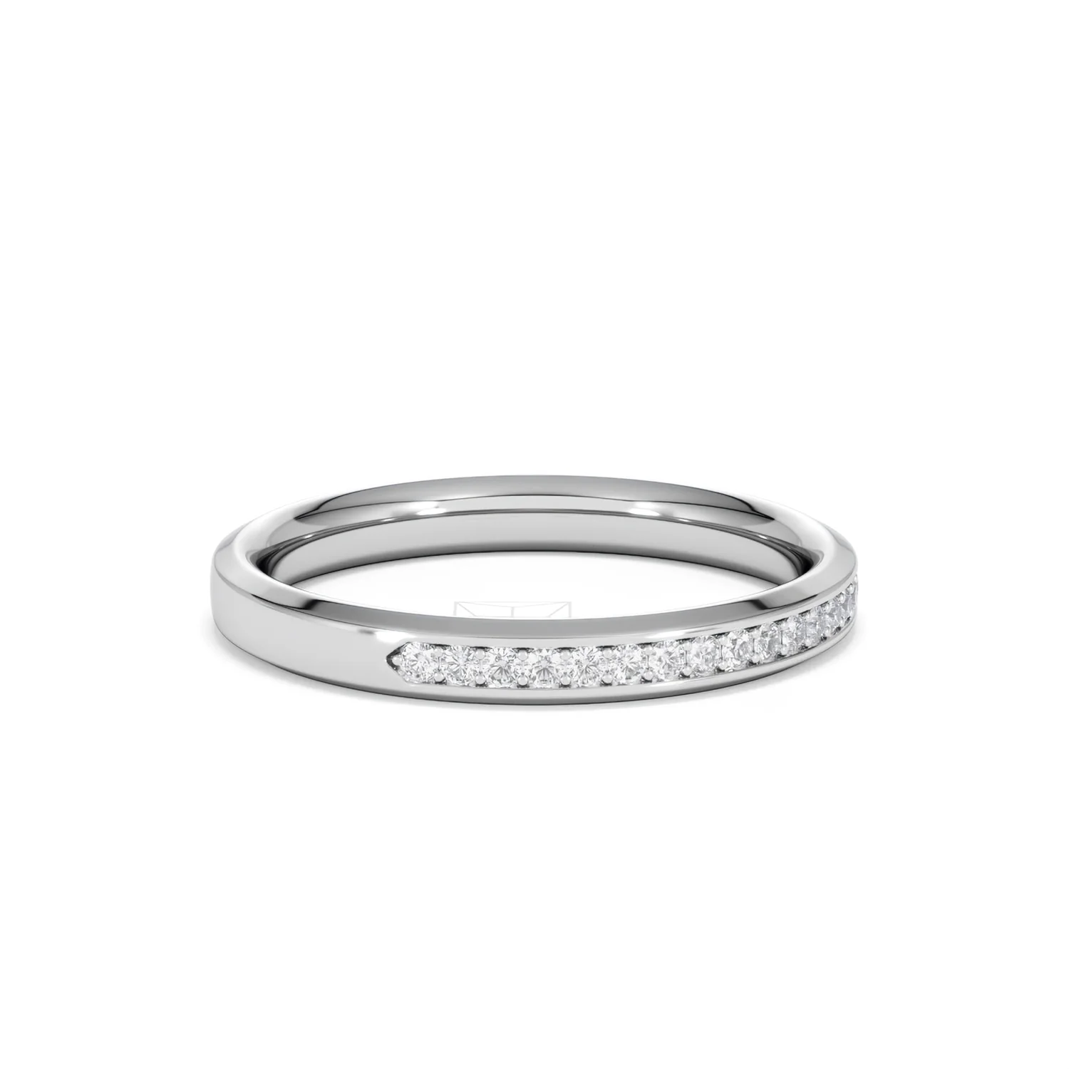 Lab Diamond Heritage Half Eternity Ring 0.15ct H/SI in 925 Silver - Image 19